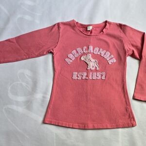 Abercrombie & Fitch Pink Long Sleeve Tee